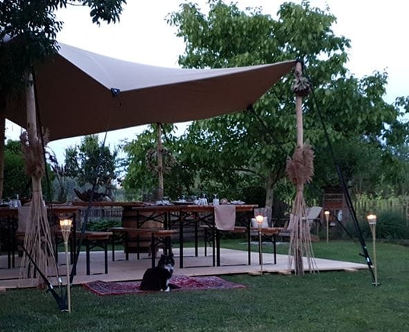 Stretchtent Hotel (7,5m x 6m)