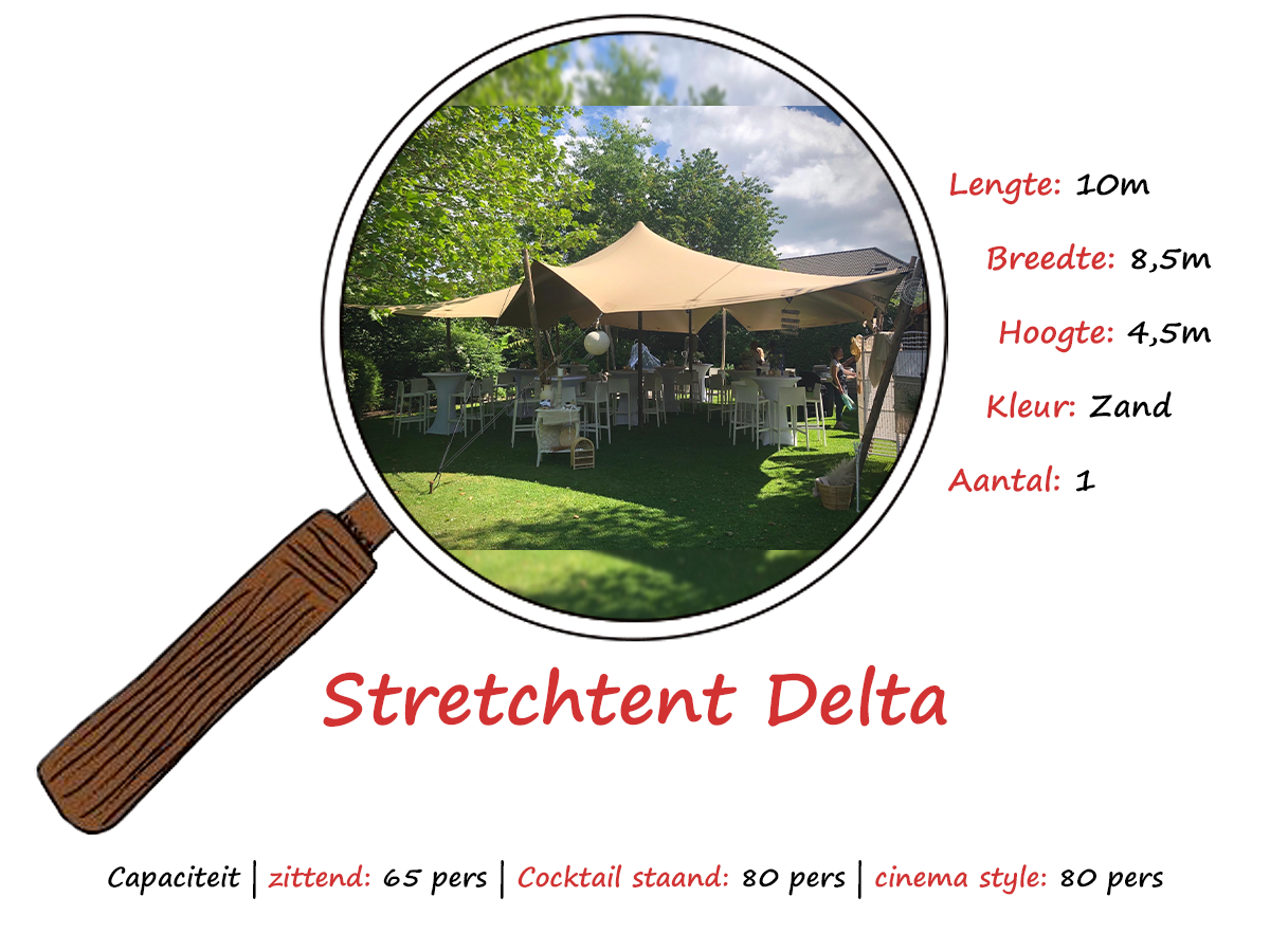 Stretchtent Delta (10,5m x 8,5m)