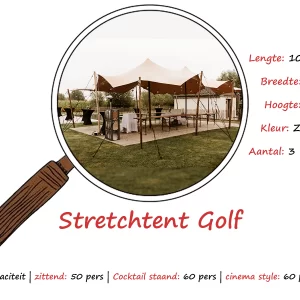 Stretchtent Golf (10m x 6,5m)