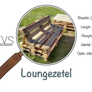 Loungezetel en kussens