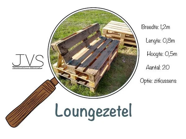 Loungezetel en kussens