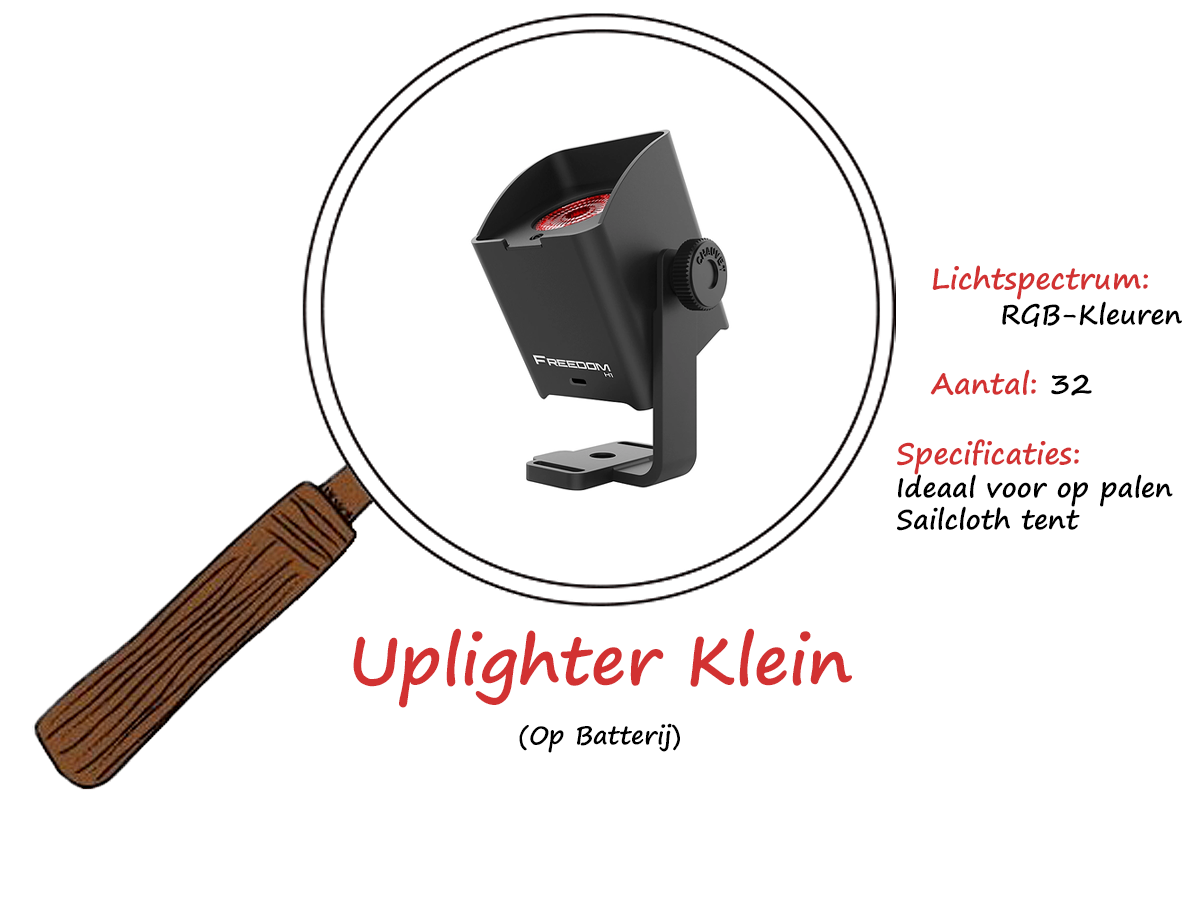 Verlichting - Tent-Events