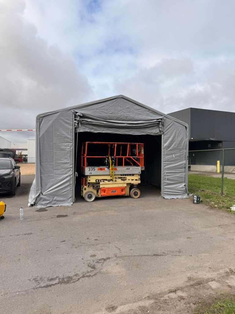 Opslagtenten met tent van Tent-Events