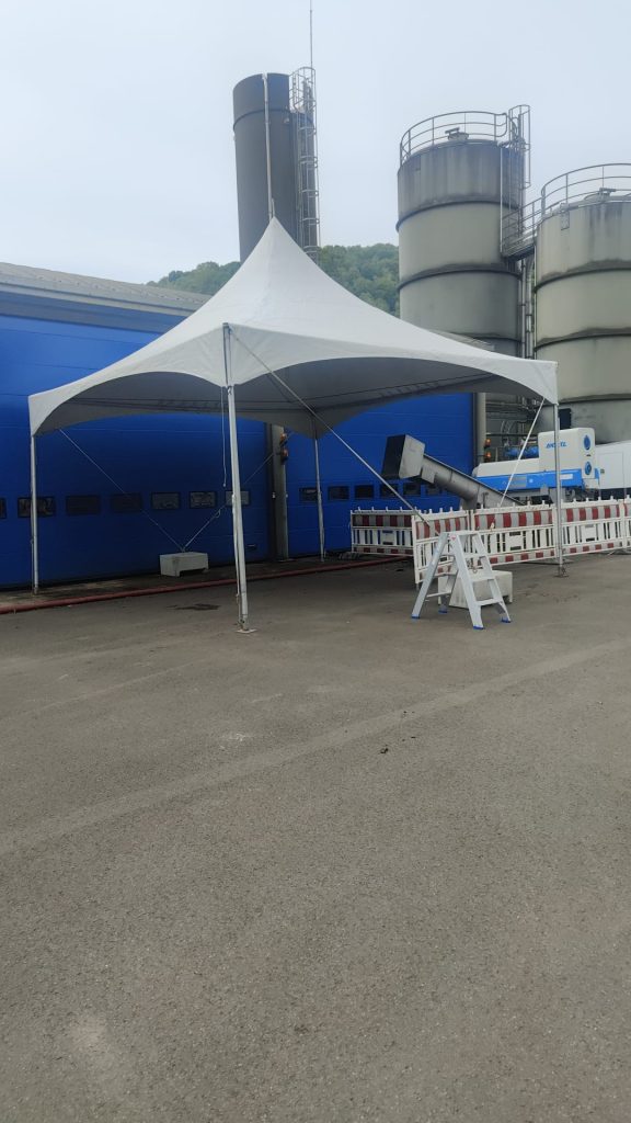 Werftenten met tent van Tent-Events